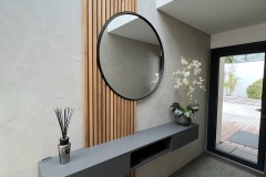 Console suspendue avec miroir